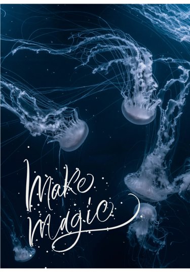 Открытка - Make magik №3621