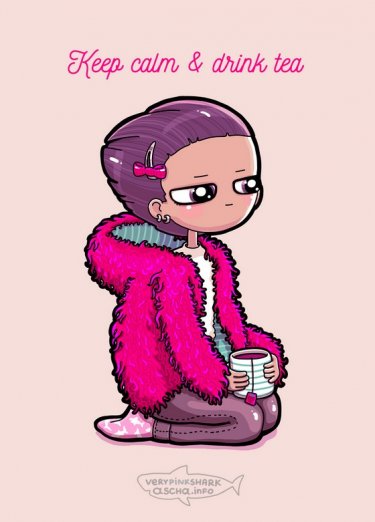 Открытка Cardsi - Keep calm and drink tea  №2381