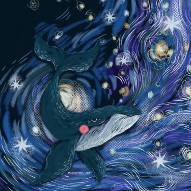 Открытка - Кит №3648