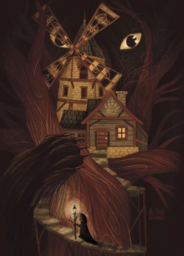 Открытка - Дом на дереве №4404