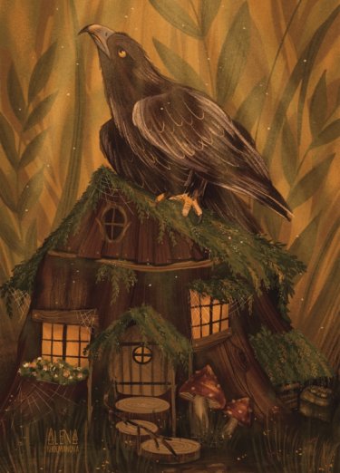 Открытка - Сокол на доме №4429