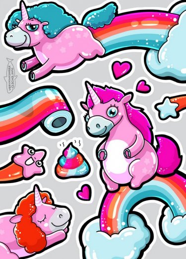 Открытка Cardsi - Unicorns №2384