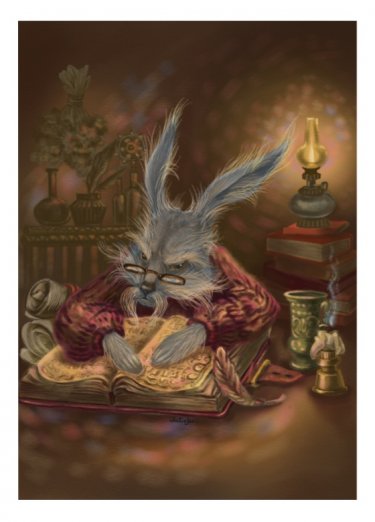 Открытка Cardsi -  Заяц волшебник №3359