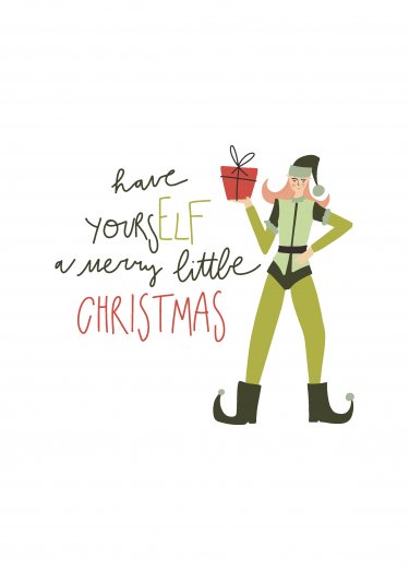 Открытка Cardsi - Christsmas Elf №2972