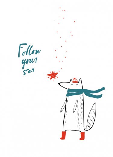 Открытка Cardsi - Follow your star №2961