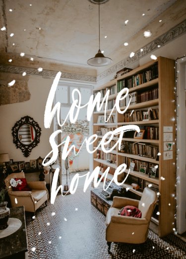 Открытка Cardsi - Home sweet home №2602