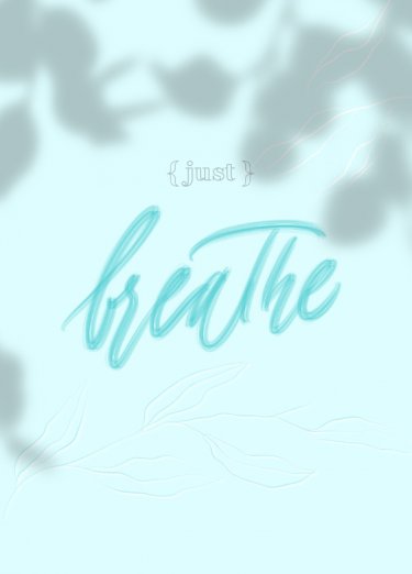 Открытка Cardsi - Just breathe №2517