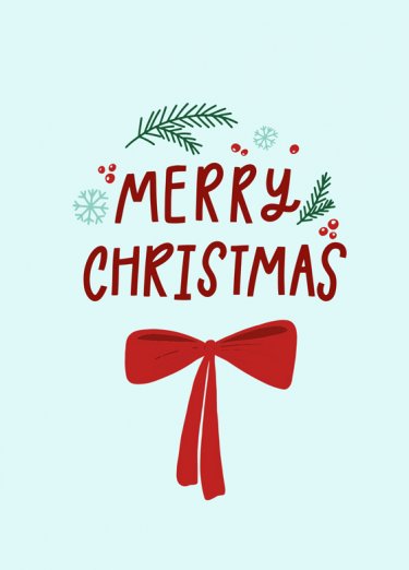 Открытка Cardsi - Merry Christmas №2970