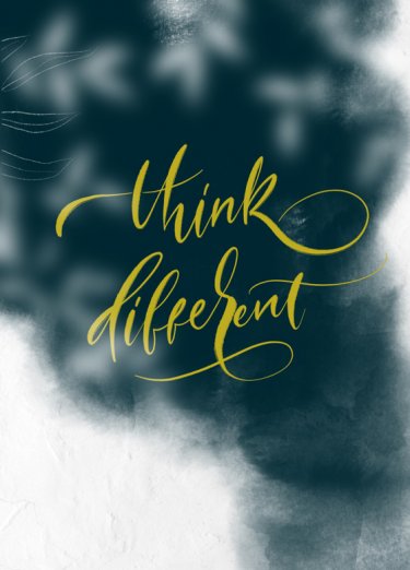 Открытка Cardsi - Think different №2523