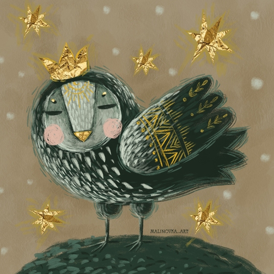 Открытка - Птичка №3644