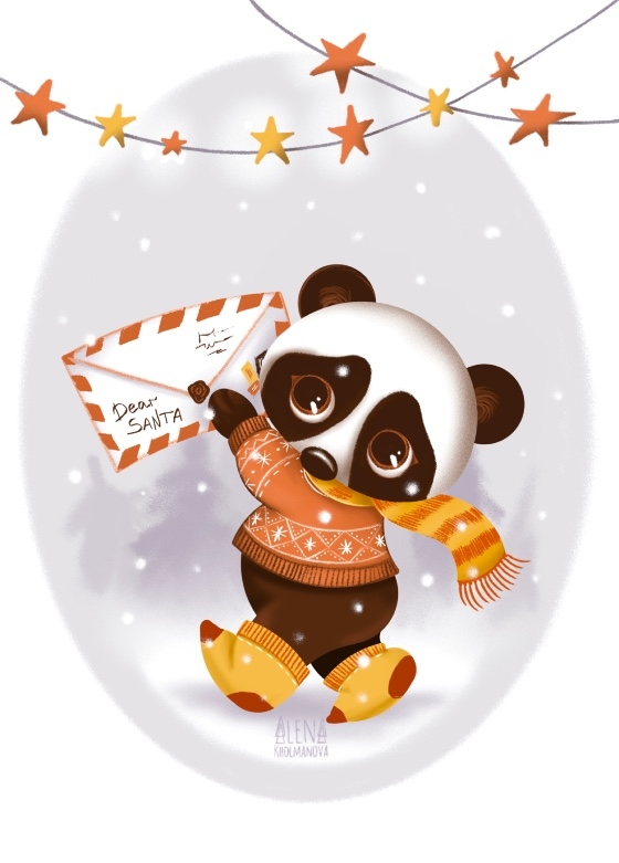 Открытка - Панда №4423